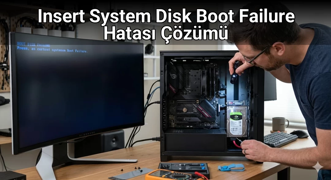 Insert System Disk Boot Failure Hatası Çözümü